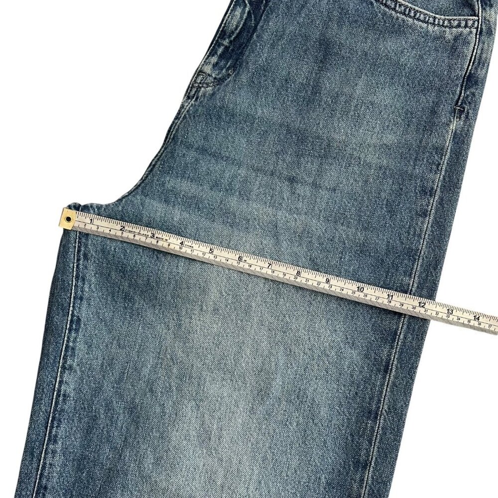 Triarchy x Anthroplogie Ms Onassis High Rise Wide Leg Jeans Size 30 Western Boho - Picture 10 of 12